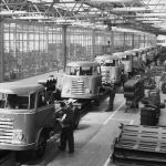 1953: 7 strepers op de eindlijn in Eindhoven.