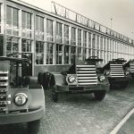 1950: 7 streper zonder cabine, die werd door de carrosseriebouwer gemaakt.