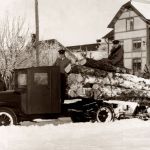 1928 Volvo Truckserie 1 met slede-oplegger